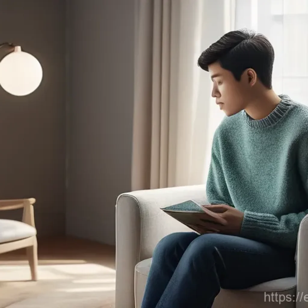 성교육과 심리학 - Unpacking Inner Scripts: Reflective Journey**
A solitary young adult, gender-neutral, sitting in a s...