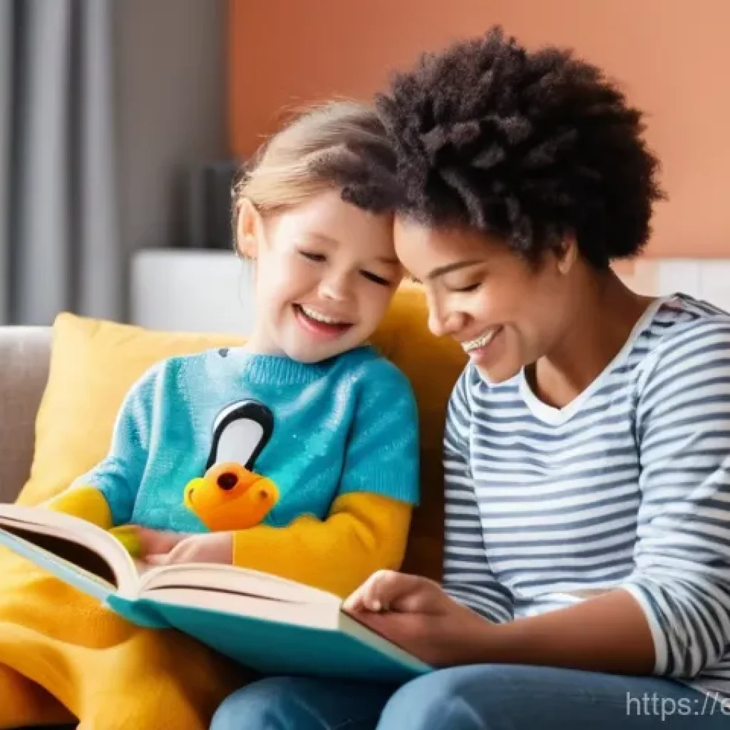 성교육과 부모 상담 - **Prompt: Early Conversations about Body and Privacy**
    A brightly lit, cozy living room scene. A...