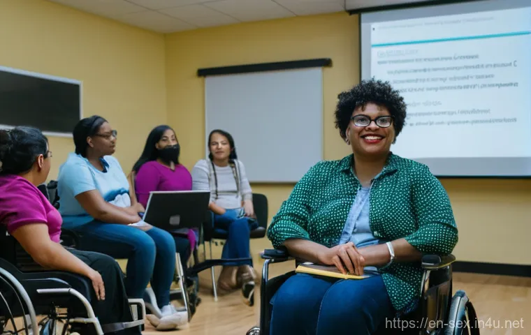 성교육 강의 기획법 - **Prompt:** A small group of young adults, approximately college-aged, seated around a large table i...